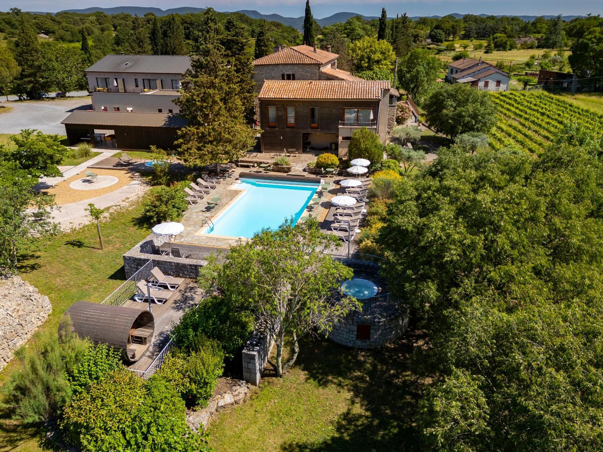Logis Auberge Les Murets Hotel Restaurant Spa Chandolas Eksteriør bilde